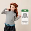 Ropa para Niños Tongbei Otoño 2026 Nuevo Suéter Redondo para Niños Color Sólido Lana Merino Versátil Casual Cálido