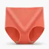 Ropa Interior Femenina de 100 kg Patrón Vertical Europeo y Americano Seda de Leche Cintura Alta Control de Abdomen Bragas Encaje Transfronterizo Talla Grande Pantalones para Mujer