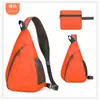 Bolsa de Pecho Plegable para Exteriores para Hombres y Mujeres, Ligera, Empacable, Bolso Cruzado de un Solo Hombro, Repelente al Agua, Mochila Deportiva para Viajes, Personalizable