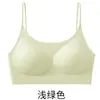 Sutiã Push-Up Cruzado nas Costas para Meninas Confortável e Respirável Lindo Costas Mostrando Top Tubo Pequeno Roupa Íntima Sem Costura Shantou