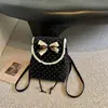 2026 Nuevo Bolso de Doble Hombro con Lazo Dulce Mochila Linda de Moda Tendencia Estilo Coreano Bolso de Mano con Personalidad