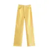 Jeans Wide Leg Slim Look de Cintura Alta para Meninas Cheinhas Calças Retas Soltas Pequenas Estilo Coreano Novo All-match Arrastando