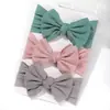 Venta Caliente Transfronteriza Accesorios para el Cabello de Ala Ancha para Niños Set de Accesorios para el Cabello con Lazo de Tela Diadema de Alta Elasticidad para Niños