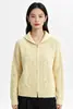 Suéter de malha outono novo estilo coreano feminino, padrão artístico vintage, zíper duplo, jacquard liso, jaqueta suéter com gola dobrável