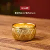 Tazón de lata para agua potable tailandesa vajilla importado de Tailandia estilo del Sudeste Asiático Dai plata Pao Ruda tazón tazón para postre de batido
