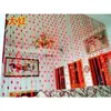 Cortina de Línea de Amor Estilo Coreano Cortina de Partición para Entrada de Sala de Estar Encriptada Cortina de Boda Cortina Decorativa Cortina para Puerta de Dormitorio Producto Terminado