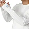 Mangas de brazo de seda helada de talla grande de ajuste holgado para hombre, guantes de protección UV para mujer para ciclismo y conducción