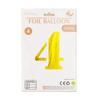 Globos de Papel de Aluminio con Número de 40 pulgadas Edición de Lujo Tarjeta de Papel Empaquetado Individualmente 0-9 Decoración Grande para Fiesta Inflable de Papel de Aluminio