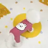 Ropa para Perro Pequeño Mascota Bichón Perro Teddy Camiseta Base Delgada Algodón Puro Pijama 25 Rayas Cuatro Patas Patchwork Oso