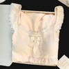 [Algodón Yunduo] Peishi de Abanico # Suéter de Verano para Mujer Ropa de Casa con Almohadillas en el Pecho y Camisones