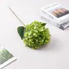 Hortênsia Simulação Flor de Seda Impressa em 3D de Haste Única Morandi Decoração Floral para Teto de Quarto de Casamento Exibição de Loja Check-in de Celebridade da Internet
