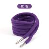 Venda Direta de Fábrica Moletom Chapéu Cordão Colorido 6mm Preto Branco Cabeça de Metal Núcleo Revestido Cordão de Cintura de Calça Corda de Calça