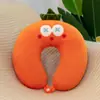 Almohada de Cuello de Dibujos Animados Linda, Almohada en Forma de U, Peluche, Cómoda Almohada para la Siesta de la Fábrica Original, Logo Personalizable