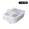 Caja de Acero Inoxidable para Conservar Frescura con Tapa, Recipiente de Grado Alimenticio, Caja para Empacar Picnic, Reutilizable