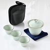 Juego de té de viaje portátil para exteriores, horno Ru, Huang Ru, estilo camping, taza rápida, regalo de empresa, personalización de logotipo