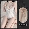 Charme de poesia Sha: lingerie sexy de renda perspectiva tentação macacão sexy quente virilha paixão para evitar desejo puro