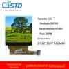 1,54 polegadas MCU interface 240 * 240 quadrado TFT LCD montagem de exibição LCD de toque capacitivo