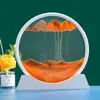 Artesanía casera creativa transfronteriza directa de fábrica adornos dinámicos 3D para sala de estar regalos pintura de arena movediza redonda