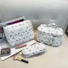 Nueva Bolsa de Cosméticos Estilo Coreano de Material de Burbujas Gran Capacidad Almacenamiento Acolchado Portátil Suave Portátil Bolsa de Cosméticos