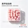 Pinza de Esponja para Uñas con Cuatro Garras de Acero Inoxidable para Recoger Piedras Preciosas, Circonitas y Diamantes; Bloque de Esponja Multifuncional