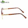 Nuevas gafas de lectura retro para cejas, cristal asférico, espejo de lectura antiguo, montura de metal gruesa para cara grande, primera generación de pelo