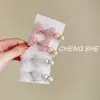 Pinza de Pato con Lazo de Cristal Perlado, Lujo Accesible y Pinza Lateral de Gama Alta para el Cabello, Accesorio para el Cabello Dulce para Flequillo de Niña