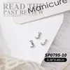 Joyería de Arte para Uñas de 26 Letras Aleación de Oro y Plata Diamante 3D para Arte de Uñas Accesorios de Decoración para Uñas DIY