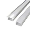 Canal de alumínio em forma de U, luz linear de liga de alumínio, fita de luz linear embutida em perfil de alumínio, luz linear LED, canaleta de luz de alumínio embutida