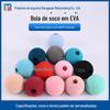 Eva punching ball head tenda suporte bola de espuma oca de alta densidade cabeça fascial arma de massagem bola EVA pulando bola de corda