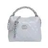 Bolso Tote Acolchado Estilo Chanel Vintage con Cadena 2026 Nuevo Bolso para Mujer Versátil para el Trabajo Bolso tipo Cubo para Hombro