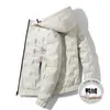 Jaqueta de Inverno Masculina Enbu com Penas de Ganso Corte Solto Cor Sólida Jovem Penas de Ganso Branco Masculina Acolchoada Quente com Capuz Roupa de Inverno