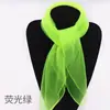 Pañuelo de baile para niños examen rojo verano fino largo para mujer versátil pañuelo cuadrado pequeño pañuelo de baile colorido