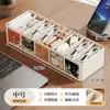 Caixa Organizadora de Cabos para Mesa Carregador de Celular Power Bank Hub Compartimentos de Grande Capacidade Multifuncionais Caixa de Armazenamento de Cabos de Dados