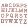 Transfronterizo 26 letras inglesas color color mezclado pedrería pedrería cosido a mano taladro DIY parche de tela Parche accesorios de ropa