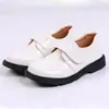 Zapatos de Cuero Negro de Rendimiento para Niños Zapatos para Niños Grandes Día del Niño Zapatos para Coro Estudiantiles Zapatos Negros Brillantes para Niños Pequeños con Flor