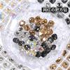 Internet celebridade unha broca joias 8 * 8mm pontiagudo fundo gordura quadrado diamante Super Flash usar unha material prego pilha diamante acessórios atacado