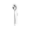 Vajilla de Acero Inoxidable Serie Luna Francesa Vajilla Occidental Cuchillo y Tenedor Espesor Grosor Cuchara de Servicio Cuchara de Postre Vajilla de Alta Gama