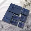 Cajas de regalo con temática de cielo azul y tierra, al por mayor, con cinta de papel de oro, cajas de regalo de alta gama, cajas vacías, cajas de regalo de cumpleaños y cajas de regalo hechas a medida para recuerdos