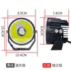 Upgrade Holofote Redondo de 3,5 polegadas de Alto Brilho Luzes de Nevoeiro Modificadas para Caminhão Iluminação para Motocicleta Veículo Elétrico 12-48V Faróis