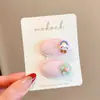 Novos Grampos de Cabelo Infantis Que Não Danificam o Cabelo, Presilhas BB, Pelúcia, Alto Valor, Acessórios de Cabelo Fofos e Doces para Meninas