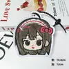 Nuevos Peluches de Personajes de Dibujos Animados Anime Bidimensionales, Colgantes Hechos a Mano para DIY y Accesorios Decorativos para Mochilas Escolares y Cajas