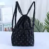 Bolsa Oxford Criativa da Moda Bolsa de Evento Bolsa de Mão Bolsa de Compras de Supermercado Armazenamento de Ombro Duplo para Deslocamento Bolsa com Cordão