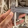Fabricante 4-20mm corda de algodão de três fios crua corda torcida corda de tecelagem feita à mão corda para alça corda de fio de algodão atacado