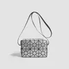 Bolsa Transversal Versátil de Alta Qualidade Geométrica Amazon Bolsa de Mão Tendência Europeia e Americana Bolsa de Ombro Moda Cor Sólida Costura para Mulheres