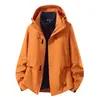 Chaqueta deportiva de exterior tres en uno desmontable, cortavientos e impermeable, personalizada con logotipo de empresa, para hombre