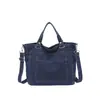 Bolso tote de mezclilla lavado nuevo 2026, gran capacidad, bolso de hombro para mujer, bolso cruzado, bolso de mano casual estilo coreano para el día a día