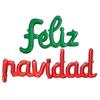 Balões de Feliz Natal em Espanhol FELIZ NAVIDAD Conjunto de Letras em Espanhol Balões de Natal