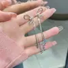 Pendientes de Borla con Lazada Estilo Francés, Exquisitos y de Alta Gama, Diseño Único de Nicho, Elegantes y Lujosos, Joyería para Orejas Fresca y Discreta