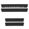 Tira Luminosa para umbral de Puerta de Coche Pegatina Antirrayaduras Dibujo Animado Tira Protectora Patrón de Fibra de Carbono Cuero Almohadilla Protectora Antirrayaduras y Anticolisión