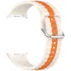 Adecuado para Correa de Rayas Verticales para Samsung Watch8/9, Correa de Silicona para Galaxy Watch8Classic, Pulsera Bicolor